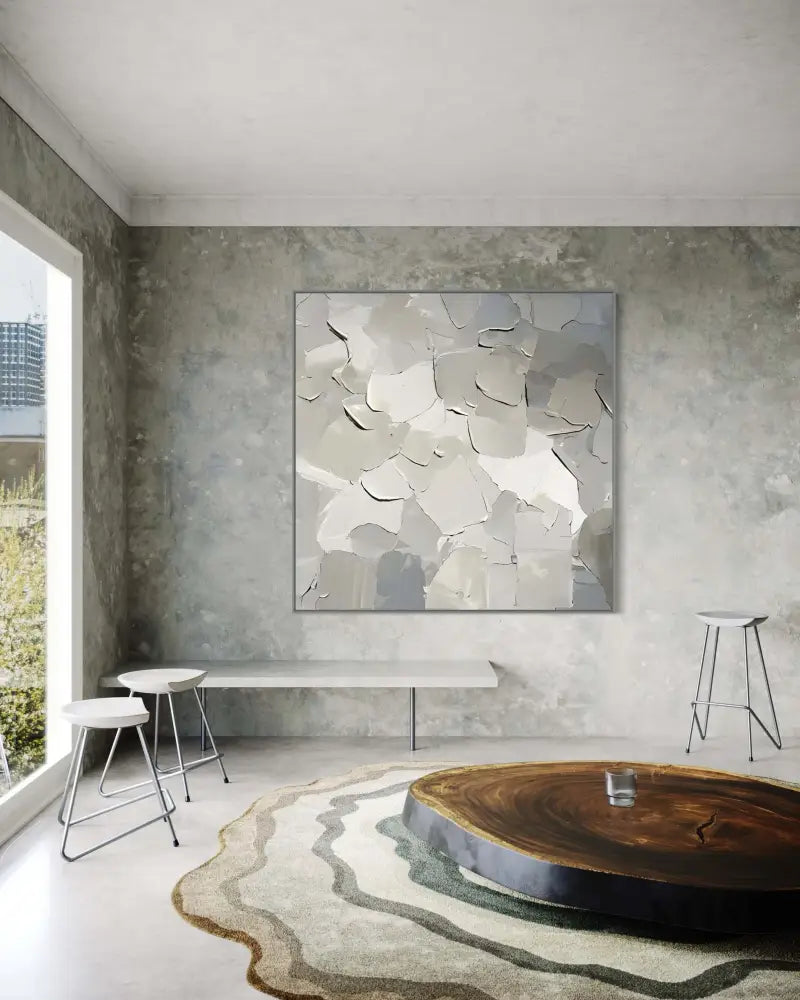 Pale Reflections - Hand Painting Hotel Paintings & Wall Decor