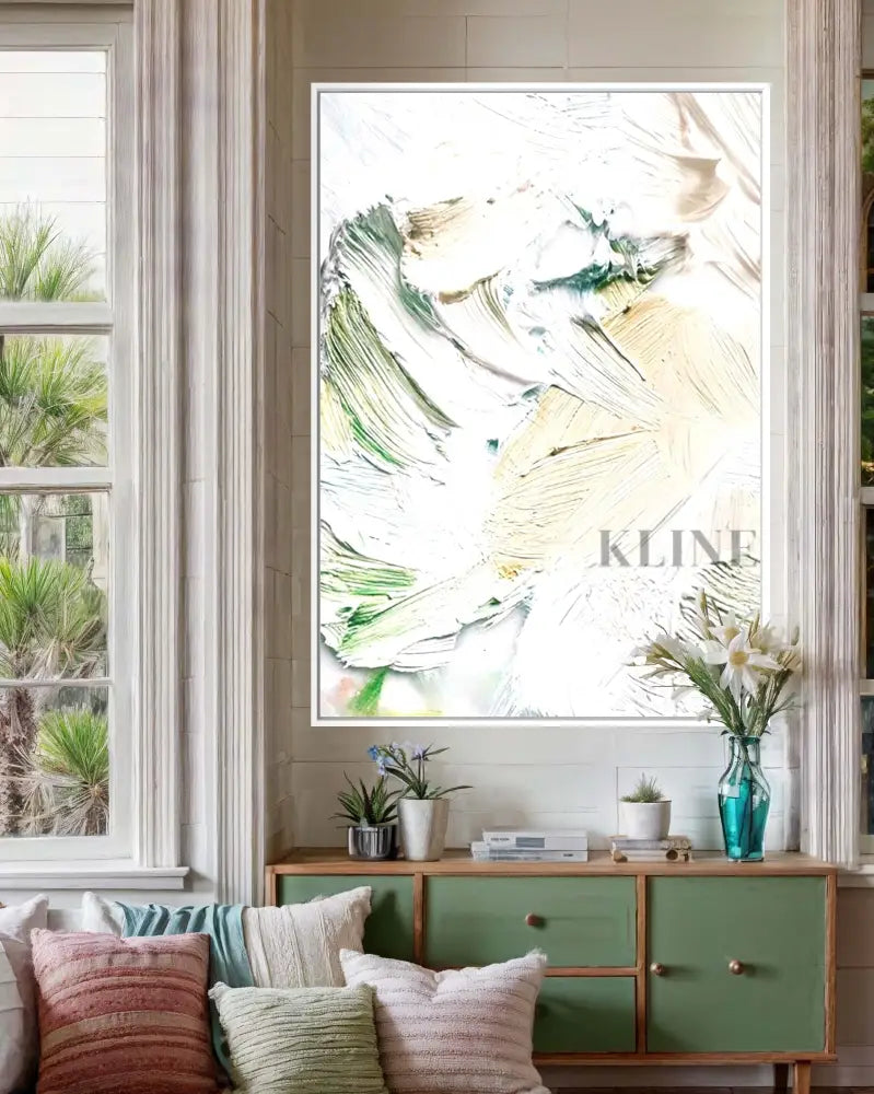 Palette of Inspiration - Hand Painting Arte de la pared de la lona