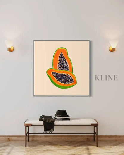 Papaya 1 - Hand Painting