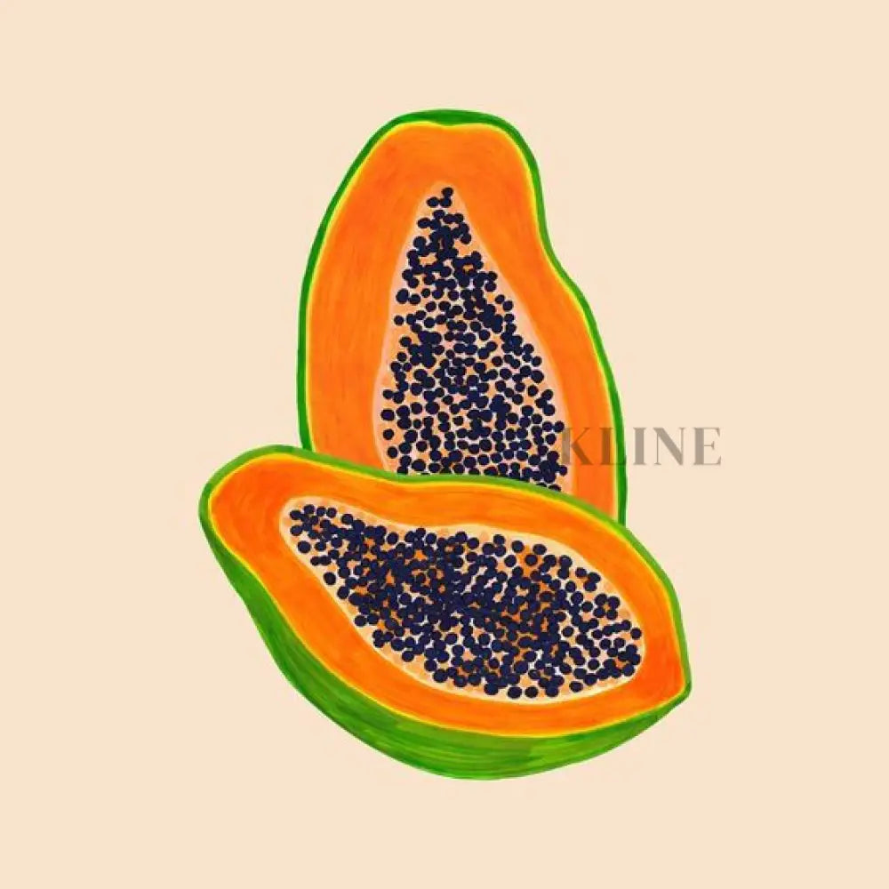 Papaya 1 - Hand Painting