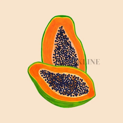 Papaya 1 - Hand Painting