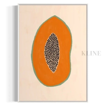 Papaya 2 - Hand Painting