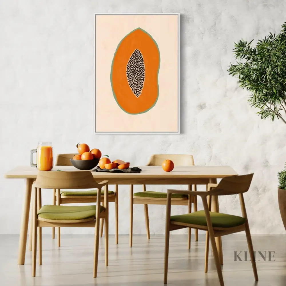 Papaya 2 - Hand Painting