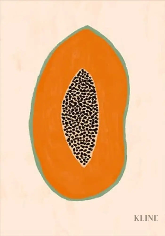 Papaya 2 - Hand Painting 