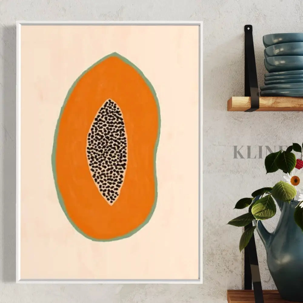 Papaya 2 - Hand Painting