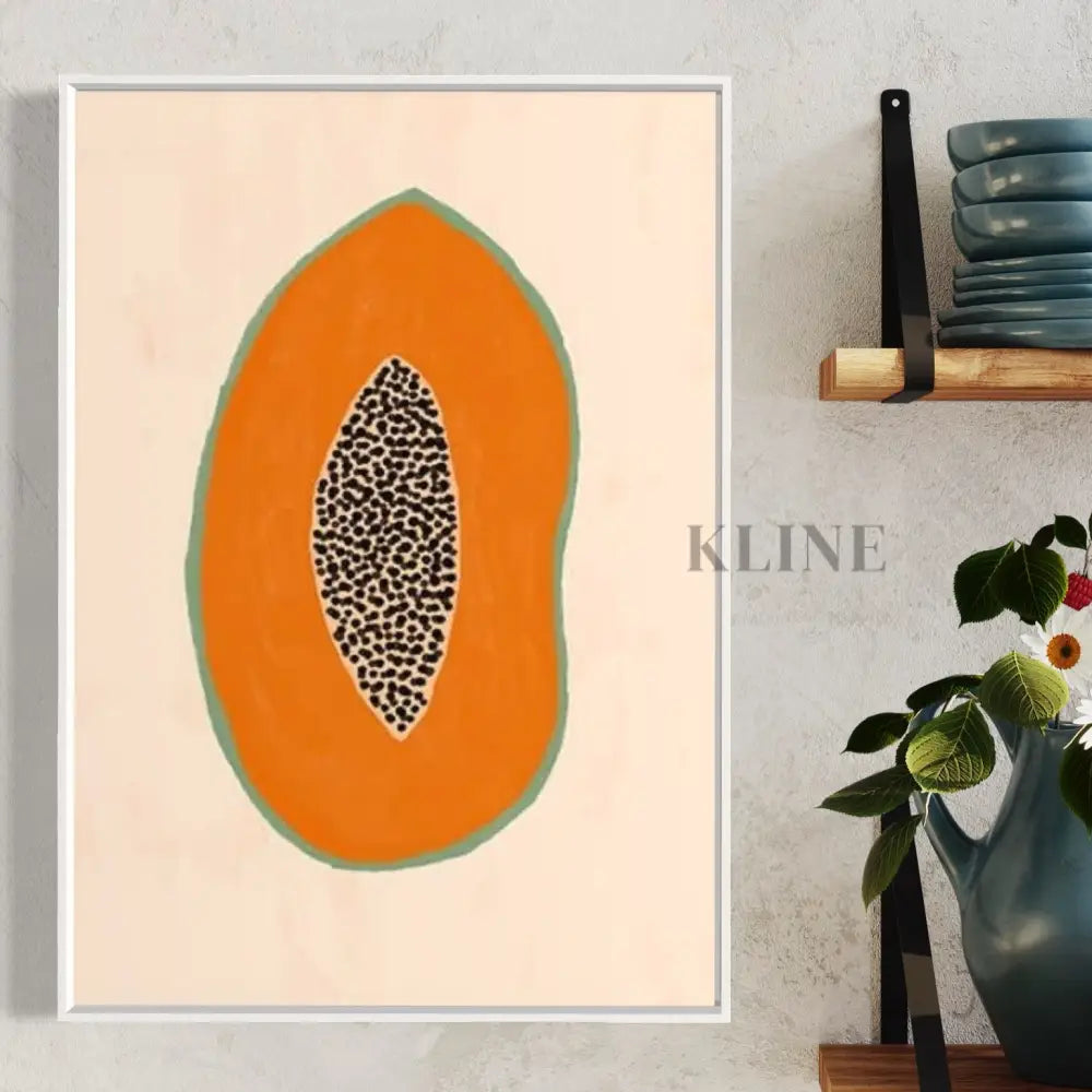 Papaya 2 - Hand Painting