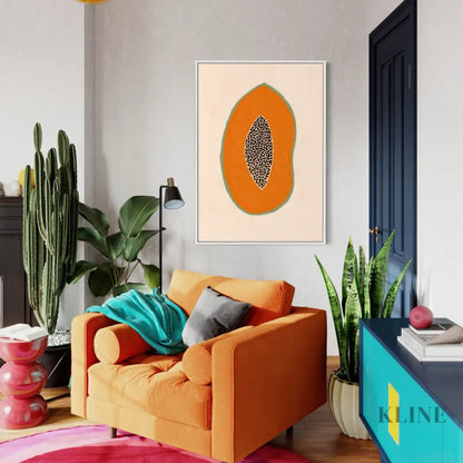 Papaya 2 - Hand Painting