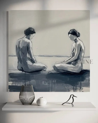 Parallel Thoughts - Hand Painting