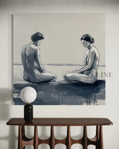 Parallel Thoughts - Hand Painting