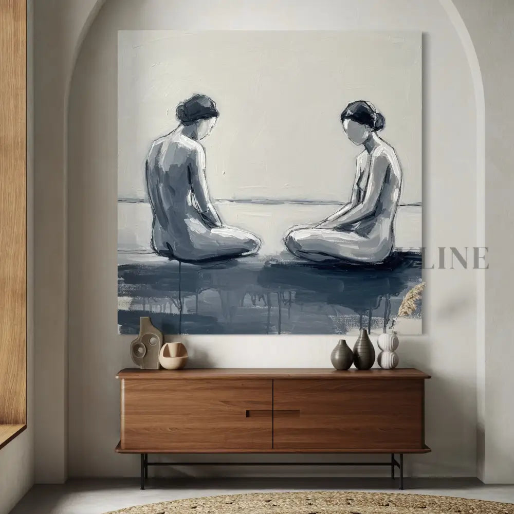 Parallel Thoughts - Hand Painting 