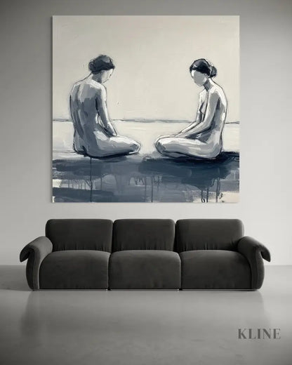 Parallel Thoughts - Hand Painting