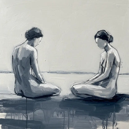 Parallel Thoughts - Hand Painting