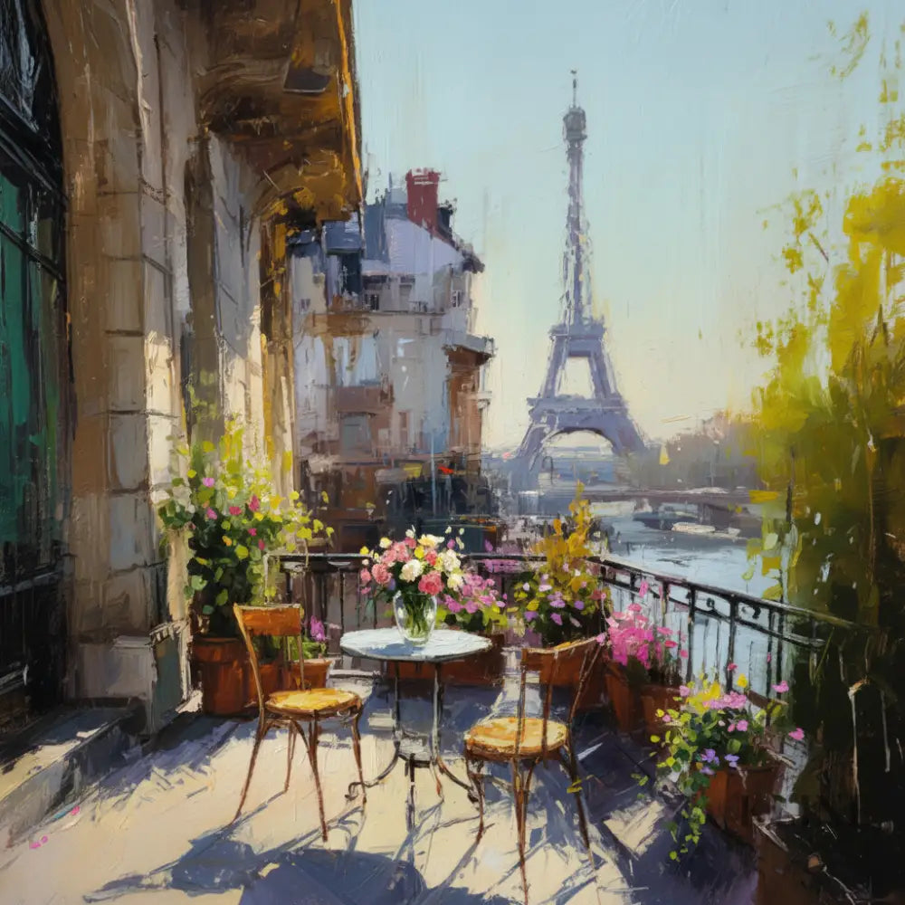 Paris Awakens - Hand Painting Original Paintings for Sale