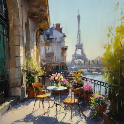 Paris Awakens - Hand Painting