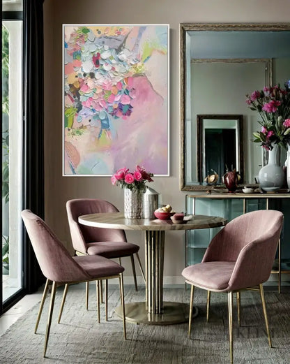 Pastel Reverie - Hand Painting