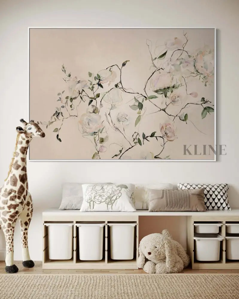 Pastel Vine - Hand Painting