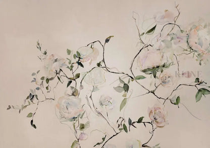 Pastel Vine - Hand Painting
