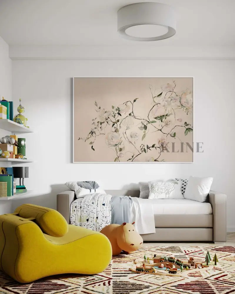 Pastel Vine - Hand Painting