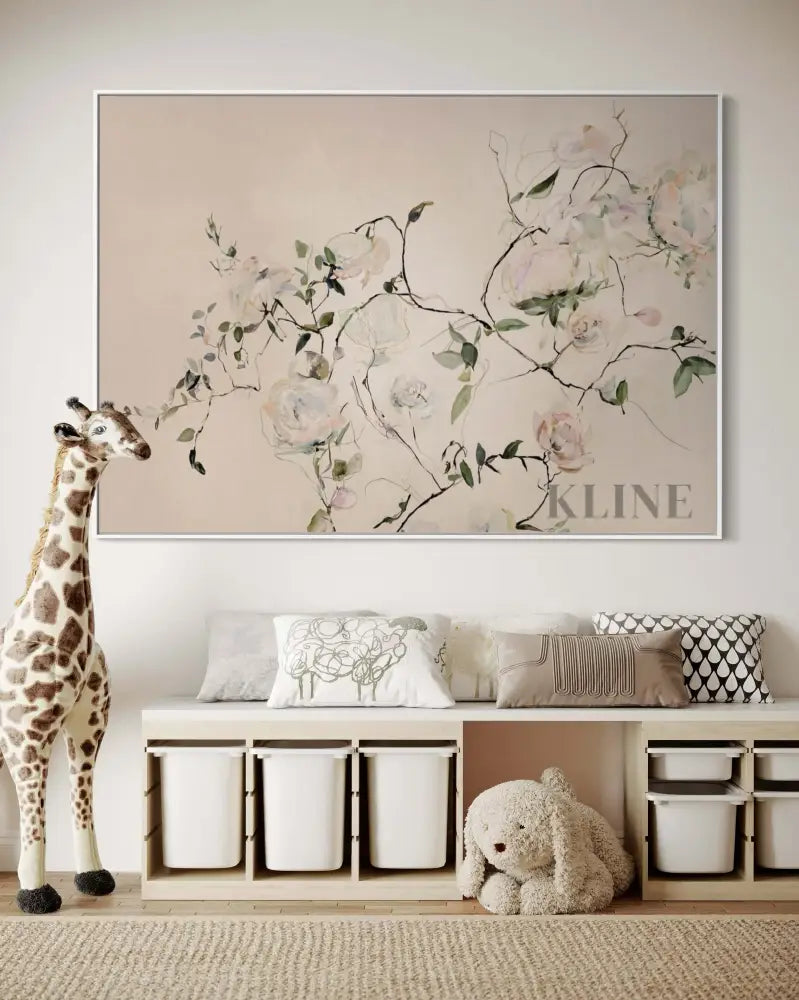 Pastel Vine - Hand Painting