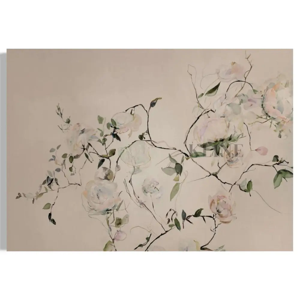 Pastel Vine - Hand Painting Lounge Wall Art