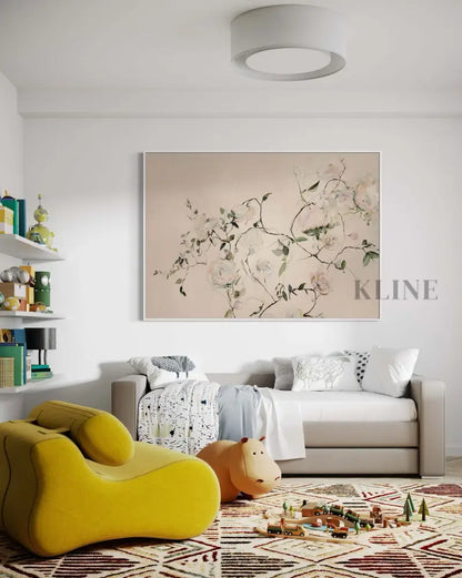 Pastel Vine - Hand Painting