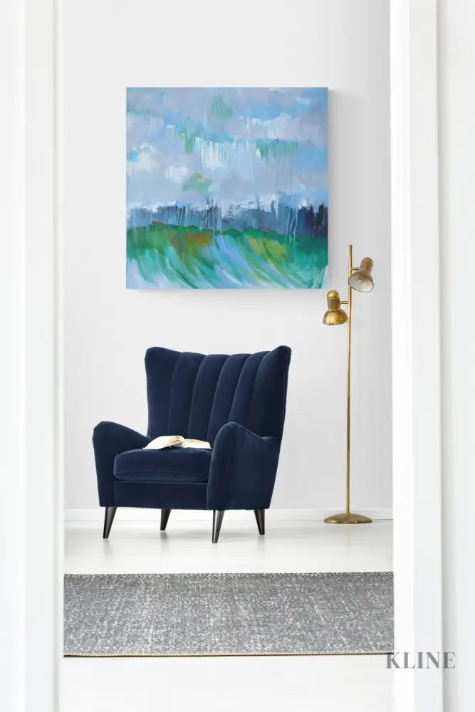 Peace on Stormy Seas - Kline Collective Original Paintings for Sale