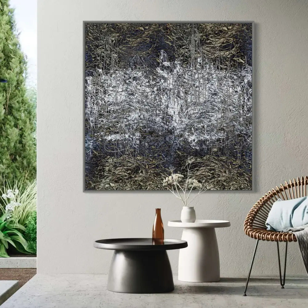 Perpetual Flow - Hand Painting Art mural sur toile