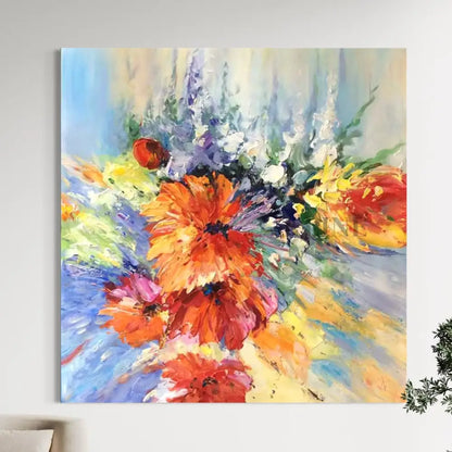 Petal Explosion - Hand Painting