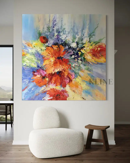 Petal Explosion - Hand Painting