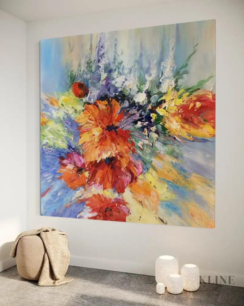 Petal Explosion - Hand Painting 