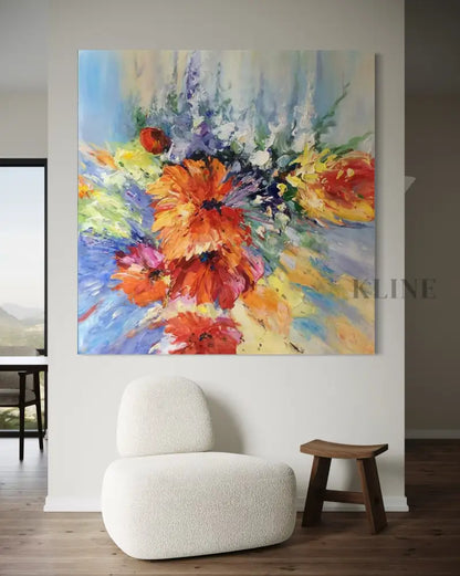 Petal Explosion - Hand Painting