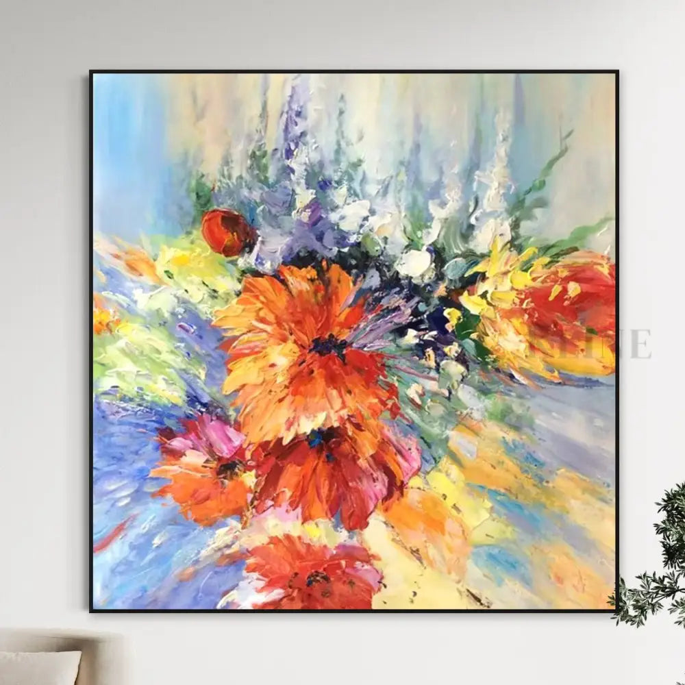 Petal Explosion - Hand Painting