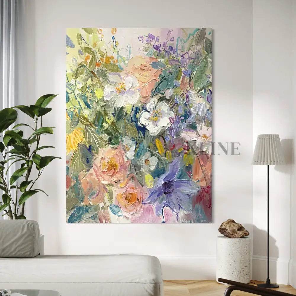 Petal Frenzy - Hand Painting