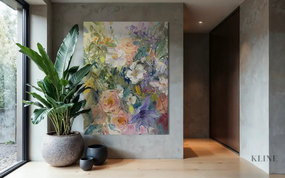 Petal Frenzy - Hand Painting