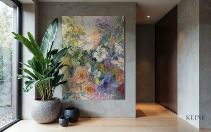 Petal Frenzy - Hand Painting