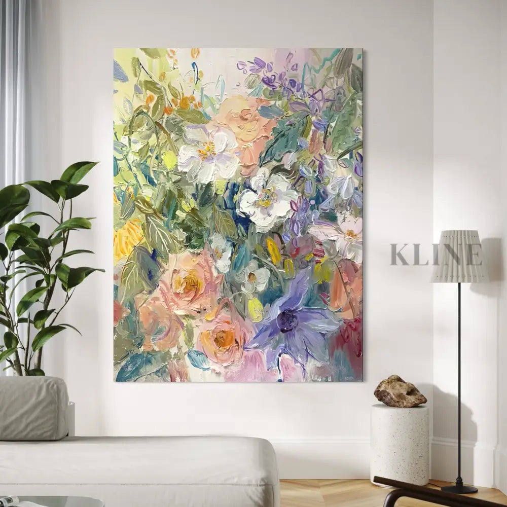 Petal Frenzy - Hand Painting