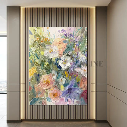 Petal Frenzy - Hand Painting