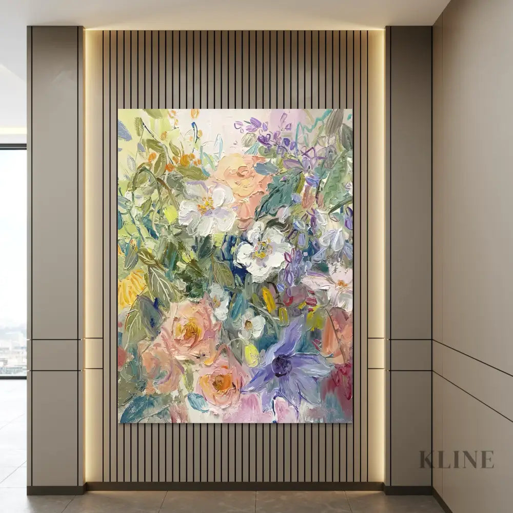 Petal Frenzy - Hand Painting