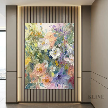 Petal Frenzy - Hand Painting