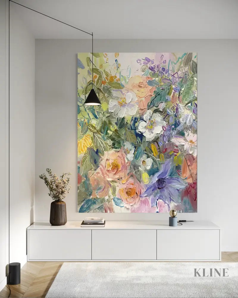 Petal Frenzy - Hand Painting