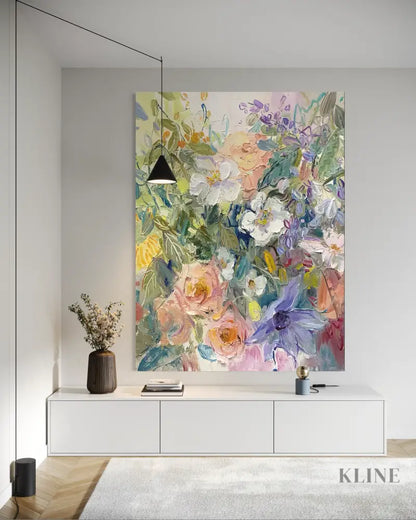 Petal Frenzy - Hand Painting