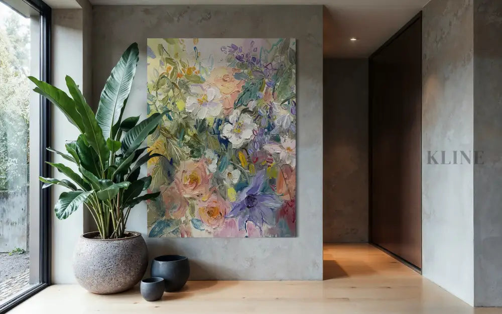 Petal Frenzy - Hand Painting