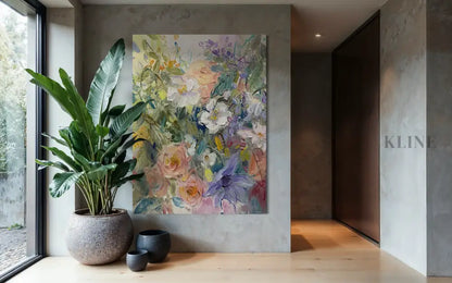 Petal Frenzy - Hand Painting