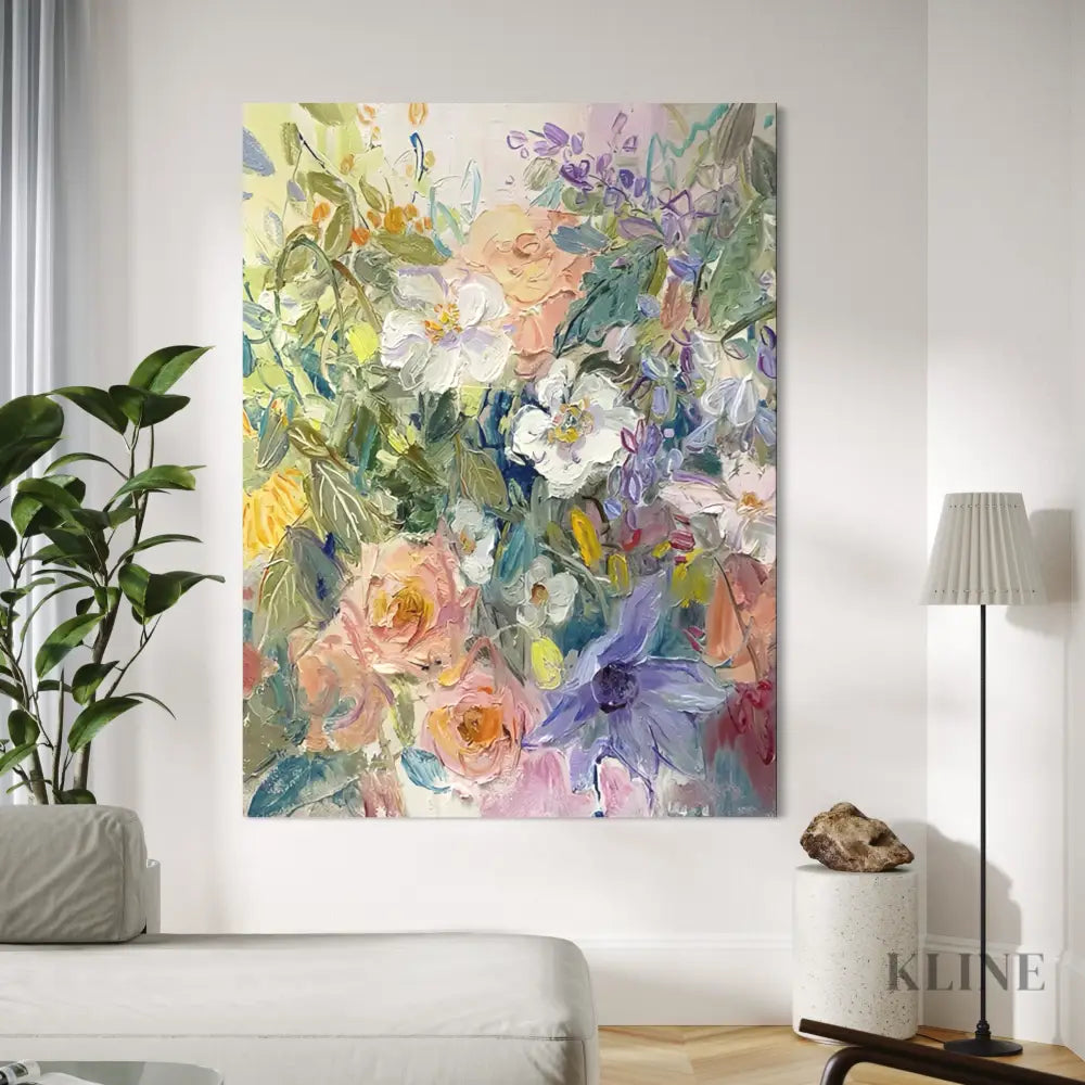 Petal Frenzy - Hand Painting