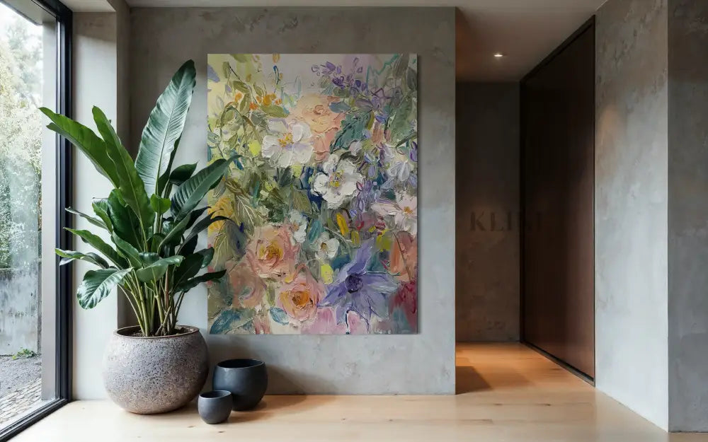 Petal Frenzy - Hand Painting