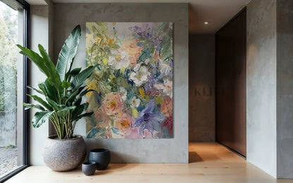 Petal Frenzy - Hand Painting