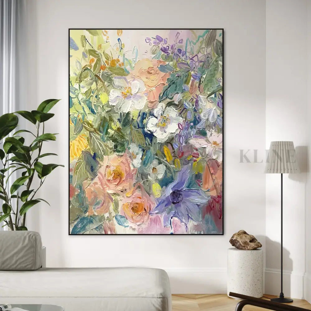 Petal Frenzy - Hand Painting