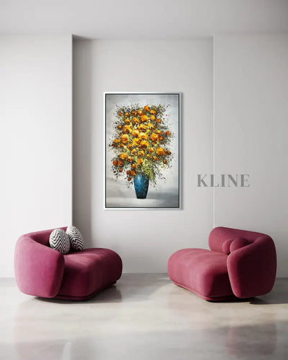 Petals of Sunshine - Hand Painting