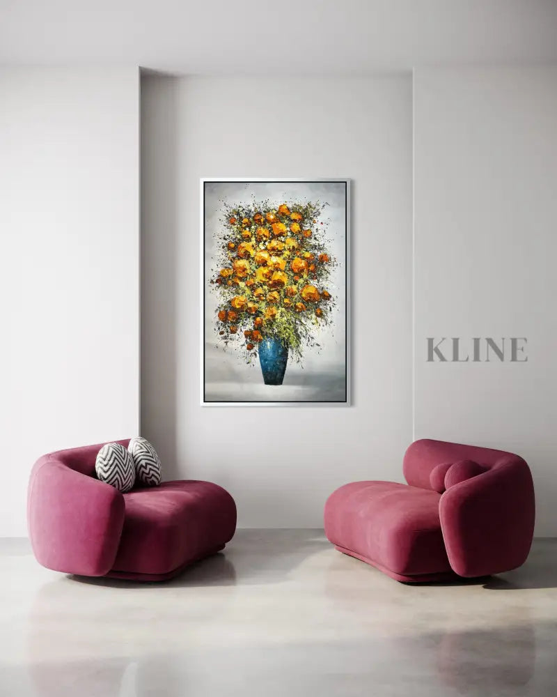 Petals of Sunshine - Hand Painting