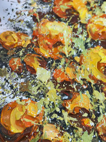 Petals of Sunshine - Hand Painting